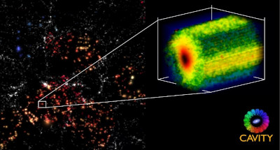 CAVITY publishes 3D data of 100 galaxies in voids of the Universe observed from Calar Alto