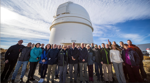 The President of the CSIC visits Calar Alto