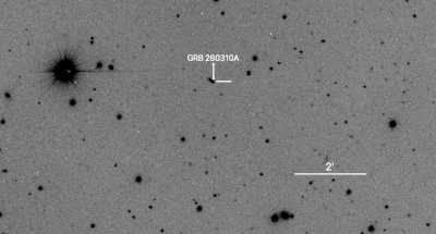 An Irish academy in Calar Alto tracks down a gamma-ray burst