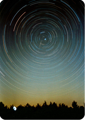 Star trails at Calar Alto