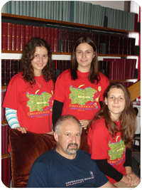 Visitors at Calar Alto library